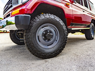 1991 JT1V0LJ7708000216 Medium Red Pearl - Outdoors - Expedition Wheels